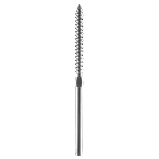 T316 Stainless Steel Lag Stud Hand Swage Cable Railing for 1/8" Cable T316 Stainless Steel Lag Stud Hand Swage Cable Railing for 1/8" Cable
